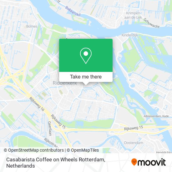 Casabarista Coffee on Wheels Rotterdam Karte