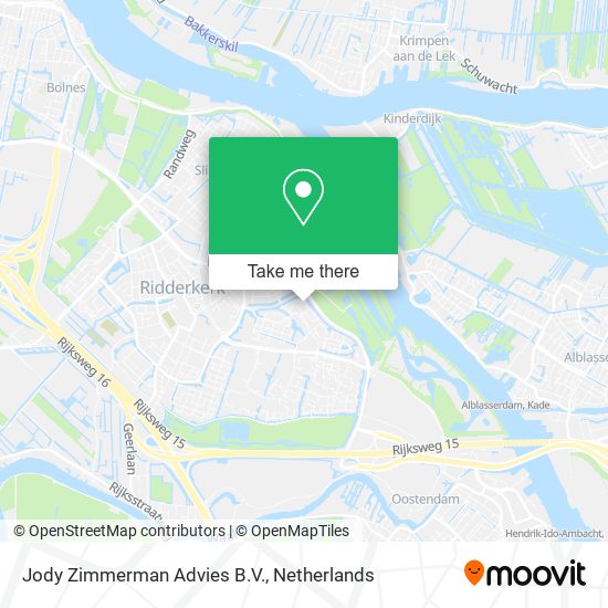 Jody Zimmerman Advies B.V. map