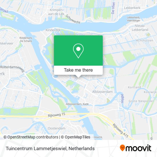 Tuincentrum Lammetjeswiel map
