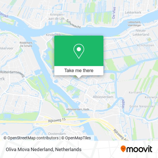 Oliva Mova Nederland Karte