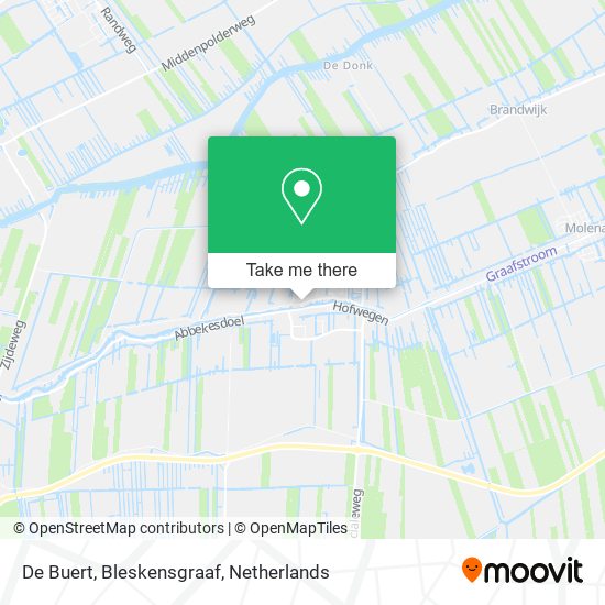 De Buert, Bleskensgraaf map