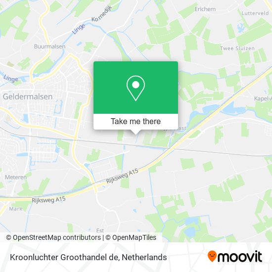 Kroonluchter Groothandel de map