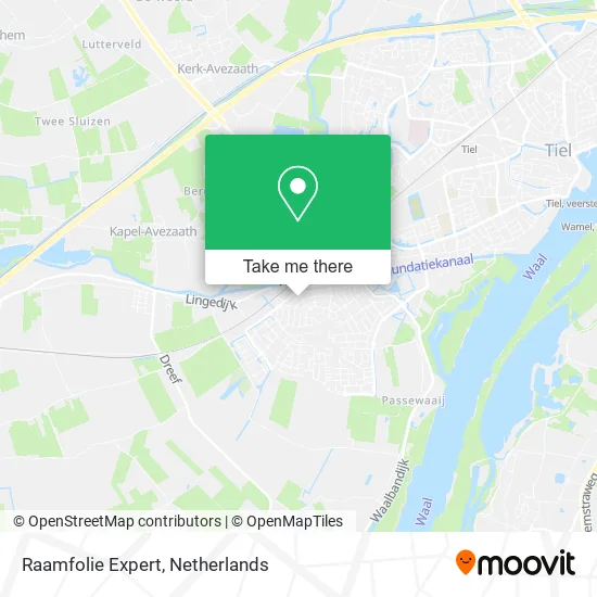 Raamfolie Expert map