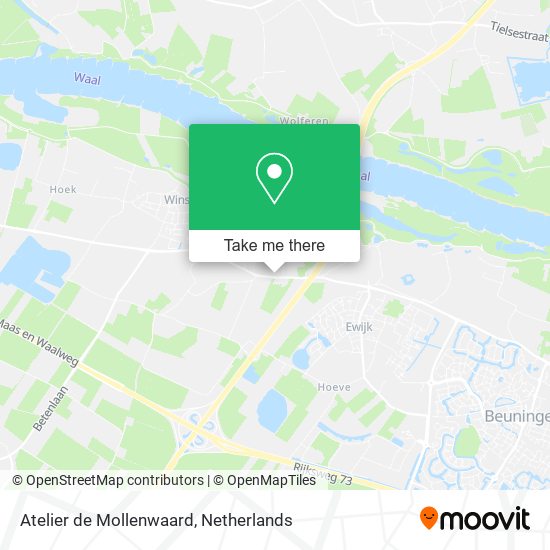 Atelier de Mollenwaard map