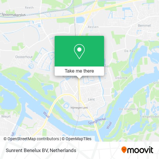 Sunrent Benelux BV map