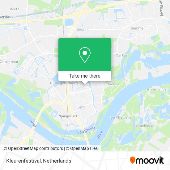 Kleurenfestival map