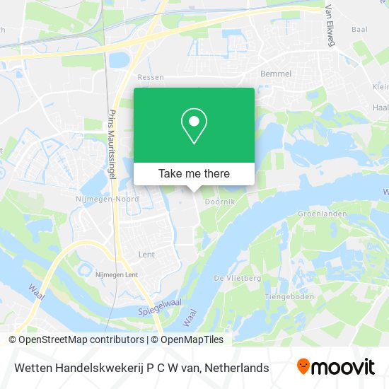 Wetten Handelskwekerij P C W van map