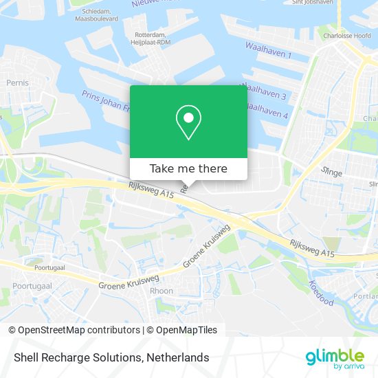 Shell Recharge Solutions map