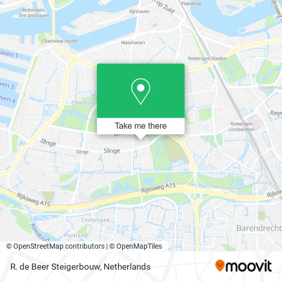 R. de Beer Steigerbouw Karte