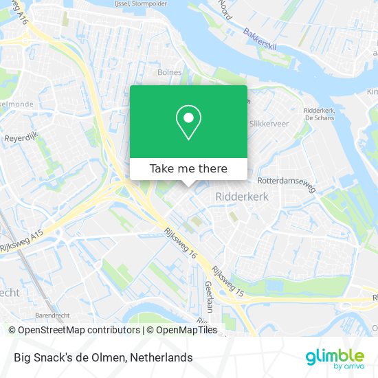 Big Snack's de Olmen map