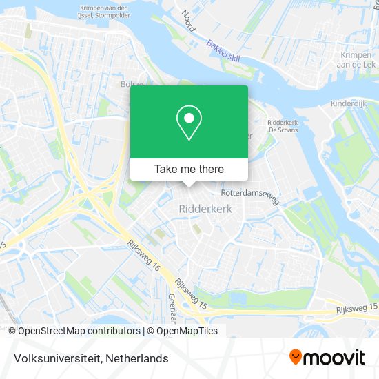 Volksuniversiteit map