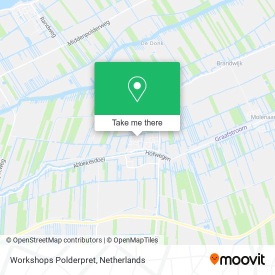 Workshops Polderpret map