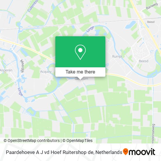 Paardehoeve A J vd Hoef Ruitershop de map