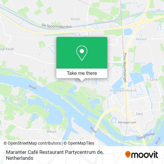 Maranter Café Restaurant Partycentrum de map