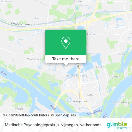 Medische Psychologiepraktijk Nijmegen map