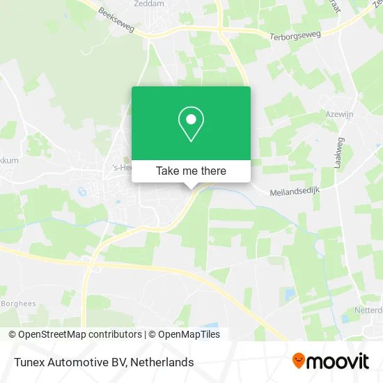 Tunex Automotive BV map