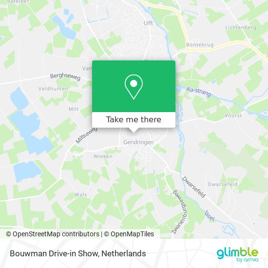 Bouwman Drive-in Show map