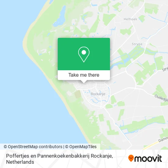 Poffertjes en Pannenkoekenbakkerij Rockanje map