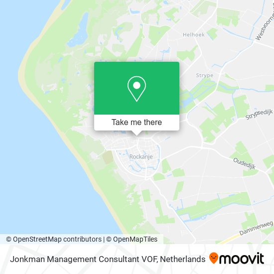 Jonkman Management Consultant VOF map