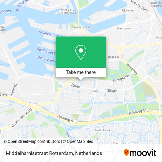 Middelharnisstraat Rotterdam map