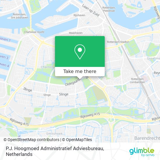 P.J. Hoogmoed Administratief Adviesbureau map