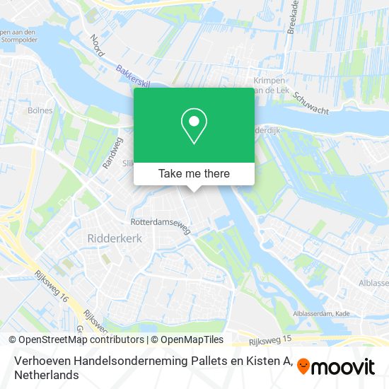 Verhoeven Handelsonderneming Pallets en Kisten A map