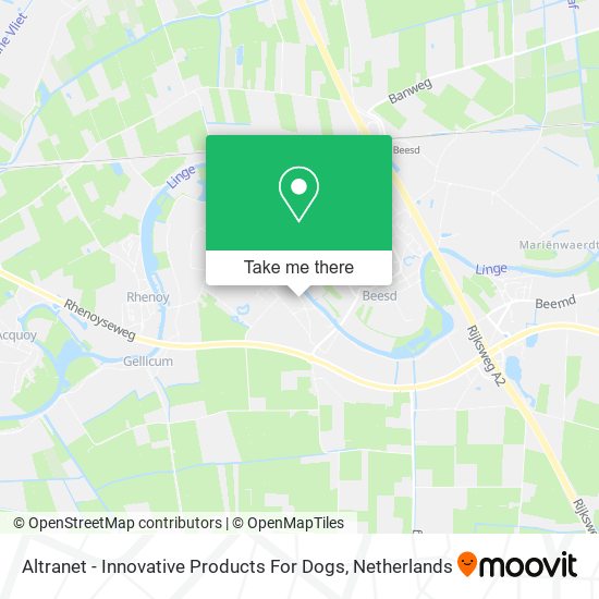 Altranet - Innovative Products For Dogs map