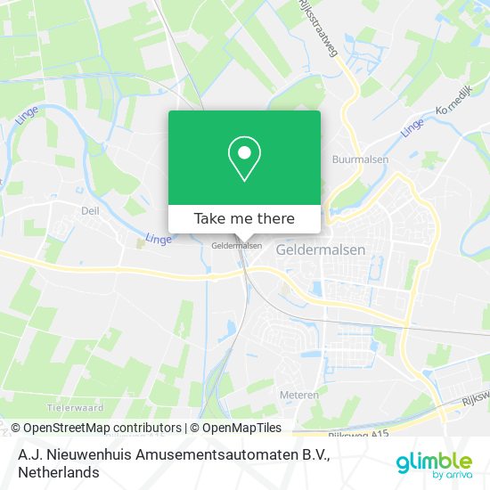 A.J. Nieuwenhuis Amusementsautomaten B.V. Karte