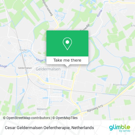 Cesar Geldermalsen Oefentherapie map