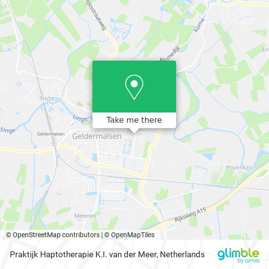 Praktijk Haptotherapie K.I. van der Meer map