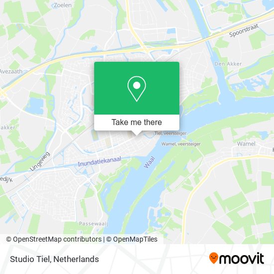 Studio Tiel map