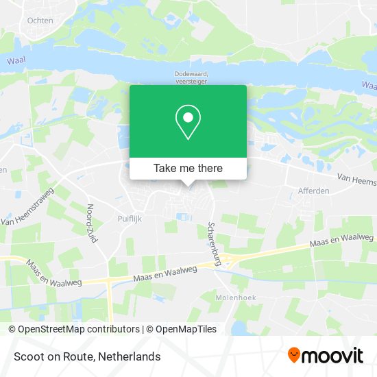 Scoot on Route map