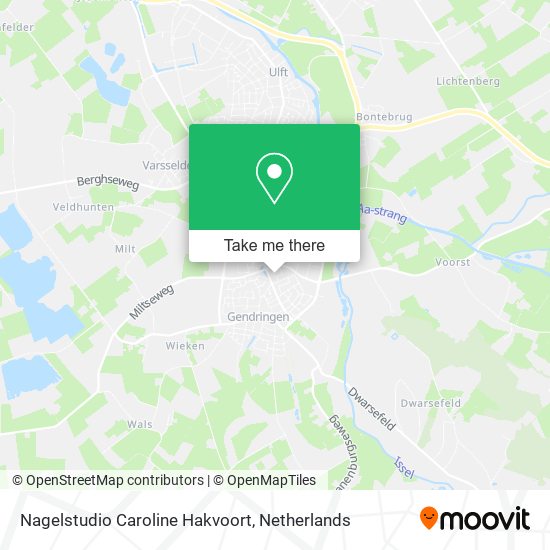 Nagelstudio Caroline Hakvoort map