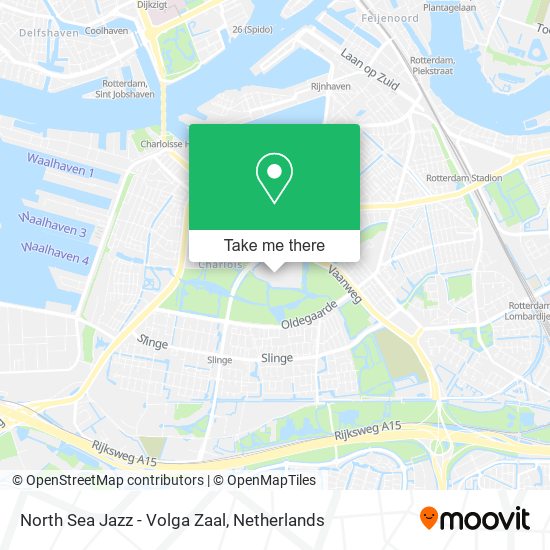 North Sea Jazz - Volga Zaal map