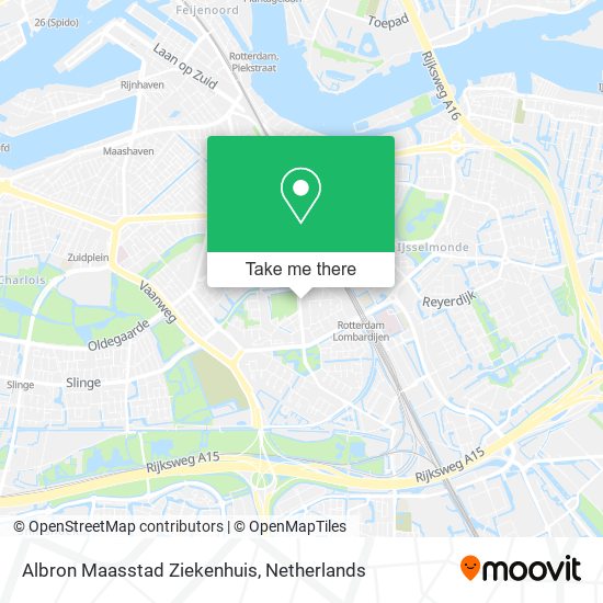 Albron Maasstad Ziekenhuis map