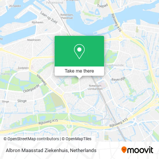 Albron Maasstad Ziekenhuis map