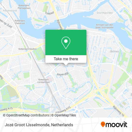 Jozé Groot IJsselmonde map