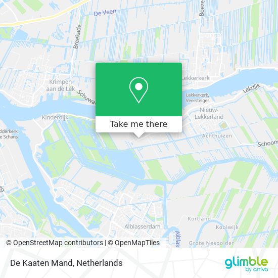 De Kaaten Mand map