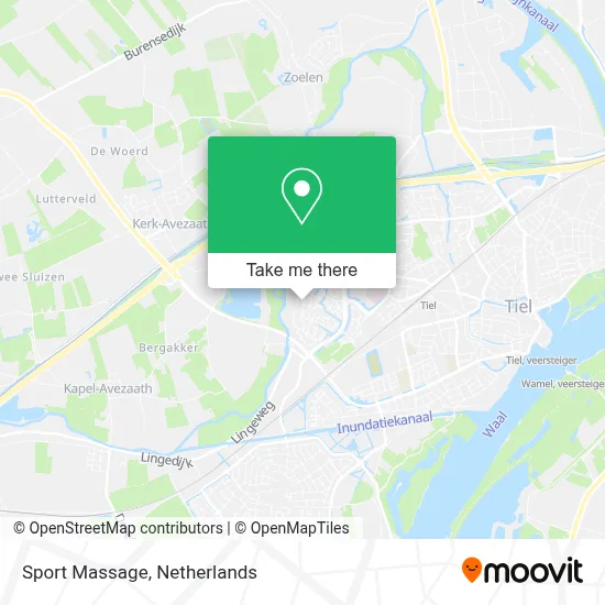 Sport Massage map