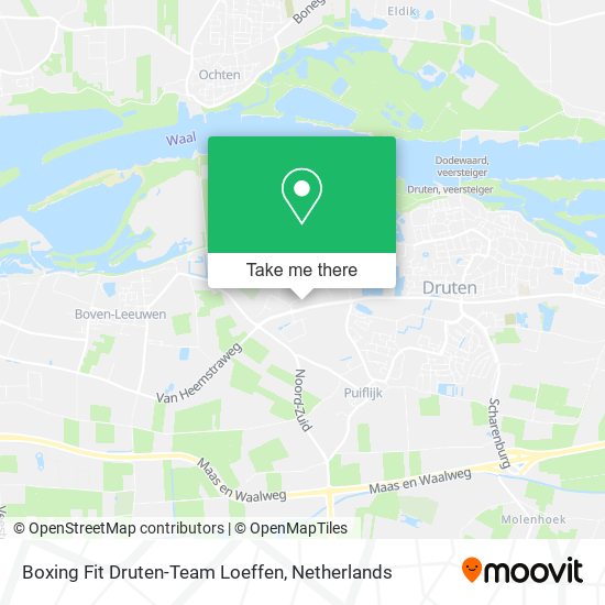 Boxing Fit Druten-Team Loeffen map