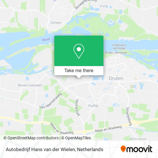 Autobedrijf Hans van der Wielen map