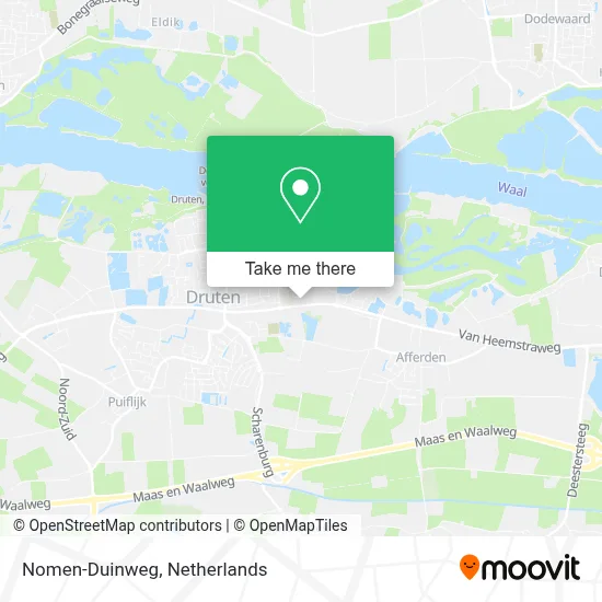 Nomen-Duinweg map