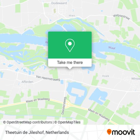 Theetuin de Jileshof map