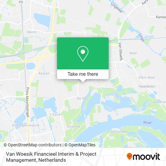 Van Woesik Financieel Interim & Project Management map