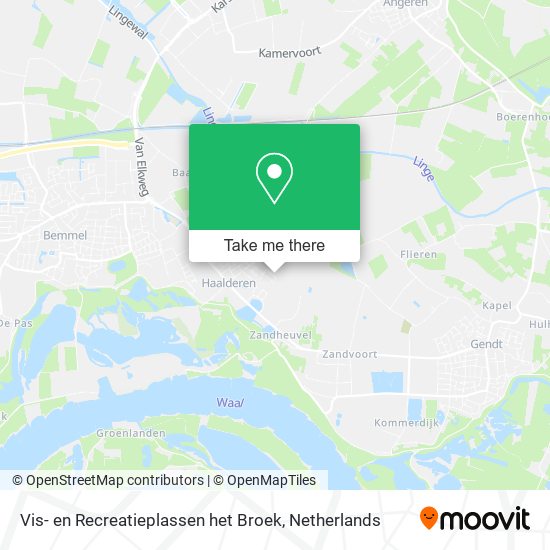 Vis- en Recreatieplassen het Broek Karte