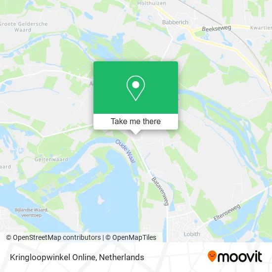 Kringloopwinkel Online map