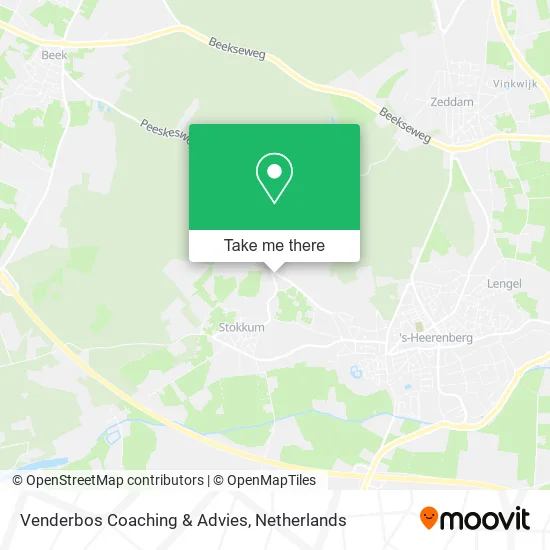 Venderbos Coaching & Advies map