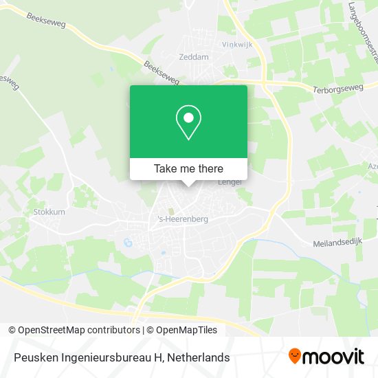 Peusken Ingenieursbureau H map