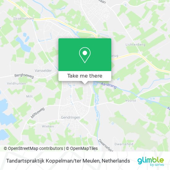 Tandartspraktijk Koppelman / ter Meulen Karte