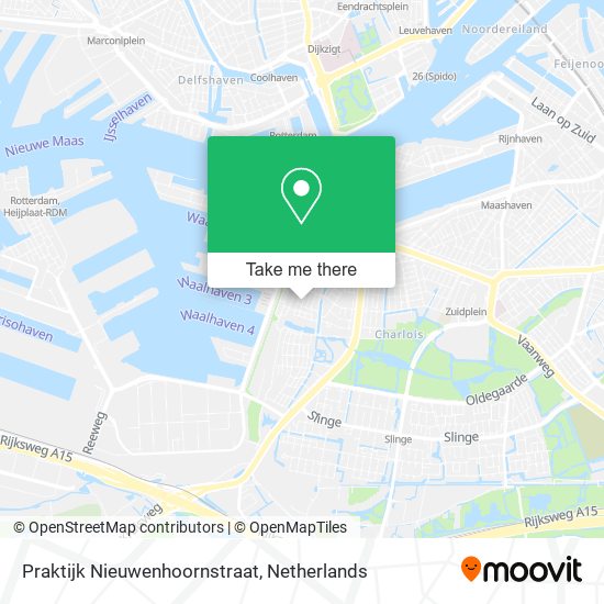 Praktijk Nieuwenhoornstraat map